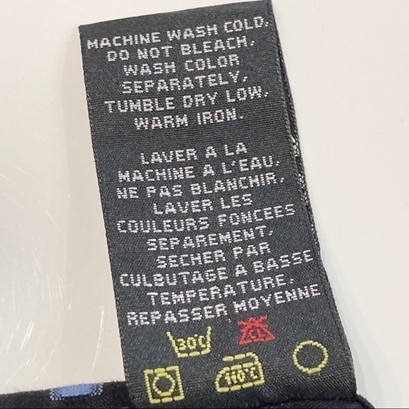 Bellissimo Black Pinstripe Dress Shirt Size L - Picture 10 of 12